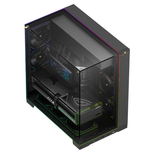 Корпус без блока питания/ Case Thermalright A70 FAN5-C, Midi-Tower, TG, 5x120mm ARGB, 2xUSB-A 3.0, 1xUSB Type-C, ATX, mATX, mITX Black
