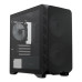 Корпус без блока питания/ HSPD M321, Mesh Mini-tower, Black, slide TG, 0.45 SPCC, 2x140mm ARGB+1x120mm ARGB mATX, mITX 160/340/184mm 2x2.5