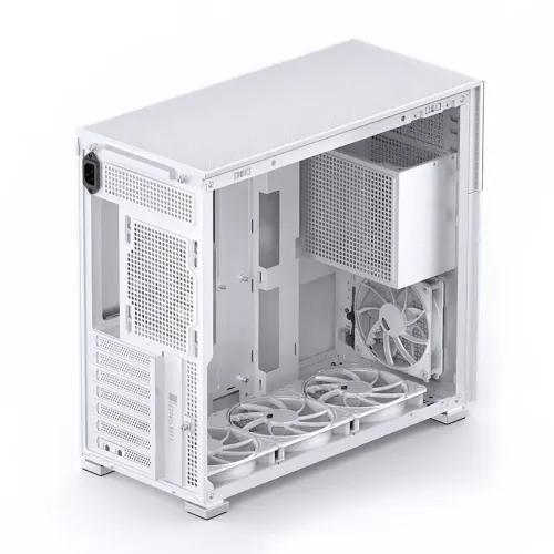 Корпус без блока питания/ Case JONSBO D41 MESH SCREEN, Midi-Tower, TG, no fan, 1xUSB-A 3.2 + 1xUSB-C 3.2, ATX, mATX White