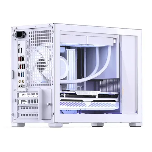 Корпус без блока питания/ Case JONSBO D32 STD, Mini-Tower, TG, no fan, 1xUSB-A 3.0 + 1xUSB-C 3.1, mATX, mITX White