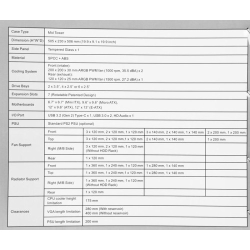 Корпус Thermaltake View 300 MX Snow белый ATX 9x120mm 5x140mm 1x200mm 2xUSB3.0 audio bott PSU [CA-1P6-00M6WN-00]