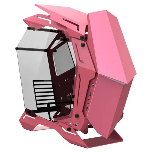 Корпус без блока питания/ Case JONSBO MOD-3, Full-Tower, TG, no fans, 2xUSB-A 3.0, EATX, ATX, mATX, mITX Pink