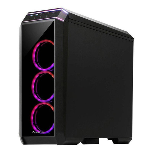 Корпус Chieftec Stallion II черный ATX 2x120mm 2x140mm 1x180mm 1xUSB2.0 audio bott PSU [GP-02B-UC-OP]