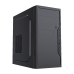 Корпус без блока питания/ Case Foxline FL-733R, mATX, 2x5.25EXT, 2x3.5EXT, 5x3.5INT, 2xUSB2.0, 2xUSB-C (19pin), HDA, w/o FAN, w/500W ATX PSU, w/1.2m EU pwr cord