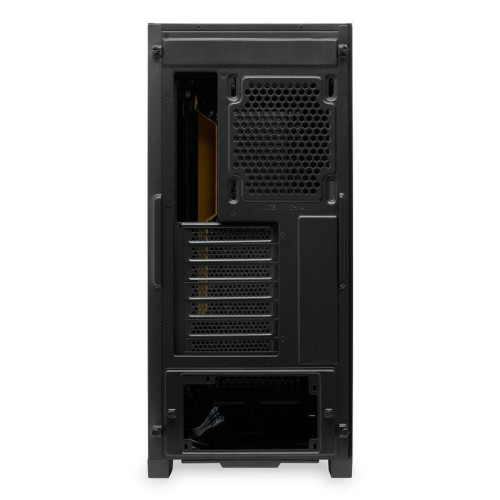 Корпус без блока питания/ Case HSPD M541, Mesh Mid Tower, Black, TG, 0.7 SPCC, no fans, ATX, mATX, mITX, 170/405/210mm, 2x2.5