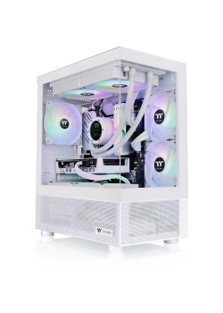Корпус Thermaltake View 170 TG ARGB белый mATX 5x120mm 2x140mm 1x200mm 2xUSB3.0 audio bott PSU [CA-1Z4-00M6WN-00]