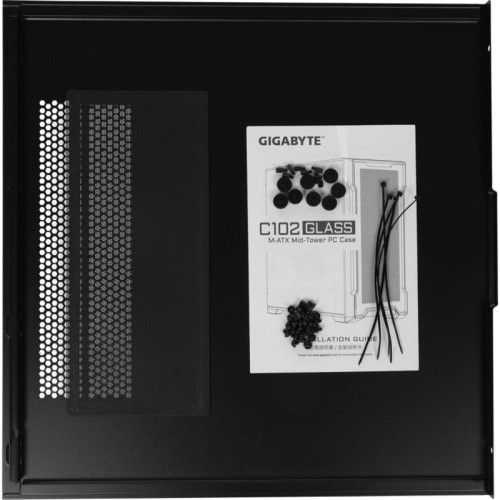 Корпус Gigabyte C102B GB-C102G черный mATX 7x120mm 4x140mm 2xUSB3.0 audio bott PSU [28300-C102B-2CRR]