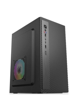 Корпус Accord Entry ACC-2053B черный mATX 1x80mm 1x120mm 2xUSB2.0 audio [ACC-2053B]