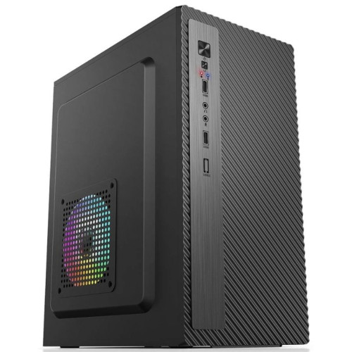 Корпус Accord Entry ACC-2053B черный mATX 1x80mm 1x120mm 2xUSB2.0 audio [ACC-2053B]