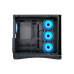 Корпус ПК без блока питания/ Case SAMA V62S Black, Midi-Tower, TG, 4x120mm ARGB, 2xUSB 3.0 + 1xUSB 3.2 Type-C, ATX, mATX, mITX Black