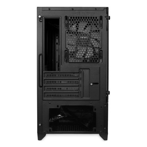 Корпус без блока питания/ HSPD M330, Mesh Mini-tower, Black, TG, 0.6 SPCC, 3x120mm ARGB mATX, mITX 175/330/160mm 2x2.5