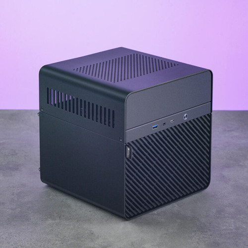 Корпус без блока питания/ Jonsbo N2 black, SFF, 1x120mm, mITX, 1*USB3.0, 1*USB 3.2 Gen2 Type-C, Audio+Mic