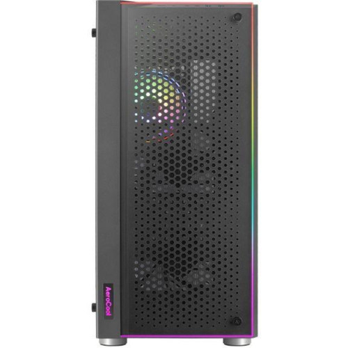 Корпус Aerocool Skribble черный ATX 3x120mm 4x140mm 2xUSB3.0 audio bott PSU [SKRIBBLE-G-BK-V1]