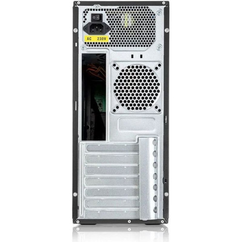 Корпус c блоком питания 450 Ватт/ Case Foxline FL-301, ATX, 1x5.25EXT, 1x3.5EXT, 4x3.5INT, 4xUSB2.0, HDA, w/o FAN, w/PSU 450W 8cm, w/C13-C14 cable 1.5m, , w/DVD-RW installed