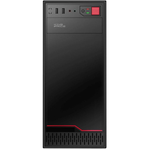 Корпус KingPrice KPCC-MD201 черный ATX 1x80mm 4x120mm 2xUSB2.0 audio [KPCC-MD201]