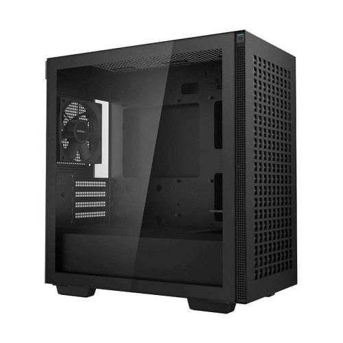 Корпус Deepcool CH370 черный mATX 7x120mm 4x140mm 2xUSB3.0 audio bott PSU [CH370 BLACK]