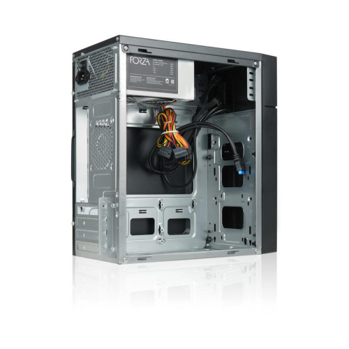 Корпус с блоком питания 450Вт./ Case Forza mATX case, black, w/PSU 450W 12cm, w/2xUSB3.0, w/pwr cord, w/o FAN Корпус с блоком питания 450Вт./ Case Forza mATX case, black, w/PSU 450W 12cm, w/2xUSB3.0, w/pwr cord, w/o FAN