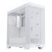 Корпус без блока питания/ Case HSPD M740, Mesh Mid Tower, White, TG, 0.6 SPCC, no fans, E-ATX, ATX, mATX, mITX, 170/400/200mm, 4x2.5
