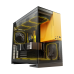 Корпус ПК без блока питания/ Case Geometric Future Model 5, Midi-Tower, TG, no fans, 2xUSB-A 3.0, 1xUSB 3.2 Type-C, E-ATX, ATX, mATX, mITX Black/Yellow