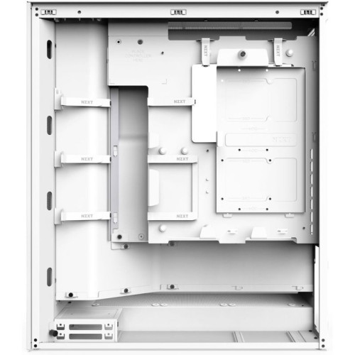 Корпус ПК без блока питания/ Case NZXT H7 Flow RGB, Midi-Tower, TG, 3x120mm RGB, 2xUSB-A 3.2 + 1xUSB-C 3.2, E-ATX, ATX, mATX, mITX White