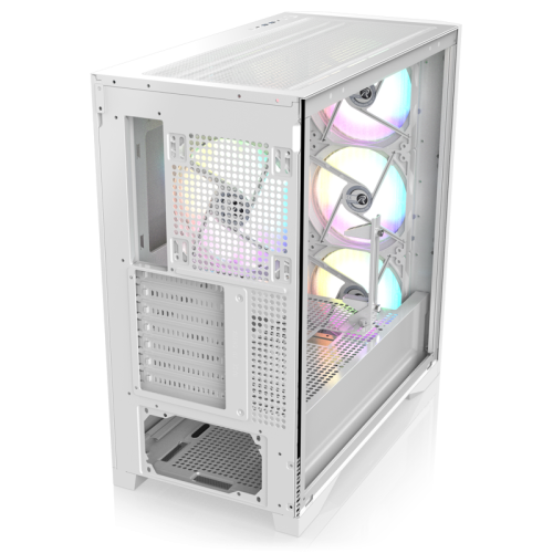 Корпус без блока питания/ Case Raijintek AGOS MAX-MS4, Midi-Tower, TG, 4x140mm ARGB, 2xUSB 3.0 + 1xUSB Type-C, E-ATX, ATX, mATX, mITX White