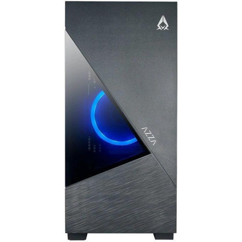 Корпус Azza Eclipse черный ATX 9x120mm 5x140mm 2xUSB2.0 1xUSB3.0 audio bott PSU [CSAZ-440 ECLIPSE]