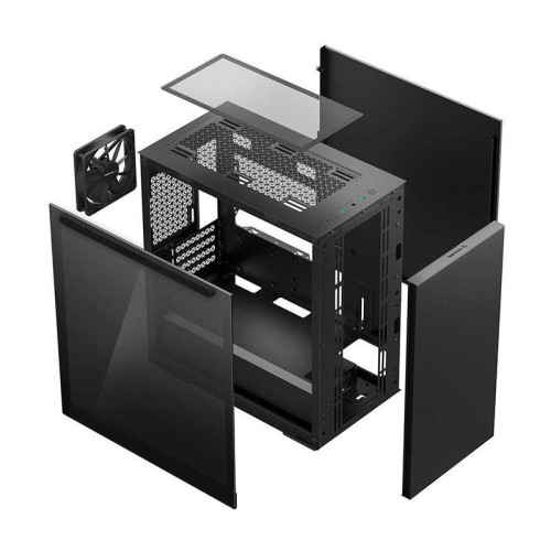 Корпус Deepcool MACUBE 110 черный без БП mATX 1x120mm 2xUSB3.0 audio bott PSU