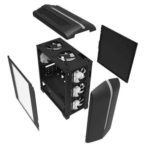 Компьютерный корпус, без блока питания mATX/ Gamemax Centauri BG H601 mATX case, black, w/o PSU, w/1xUSB3.0+1xUSB2.0+HD-Audio, w/1x12mm Blue Led fan Компьютерный корпус, без блока питания mATX/ Gamemax Centauri BG H601 mATX case, black, w/o PSU, w/1xUSB3.0+1xUSB2.0+HD-Audio, w/1x12mm Blue Led fan