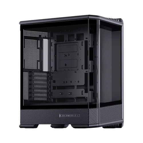 Корпус без блока питания/ Case JONSBO D400, Midi-Tower, TG, no fan, 2xUSB-A 3.0 + 1xUSB-C 3.2, ATX, mATX, mITX Black