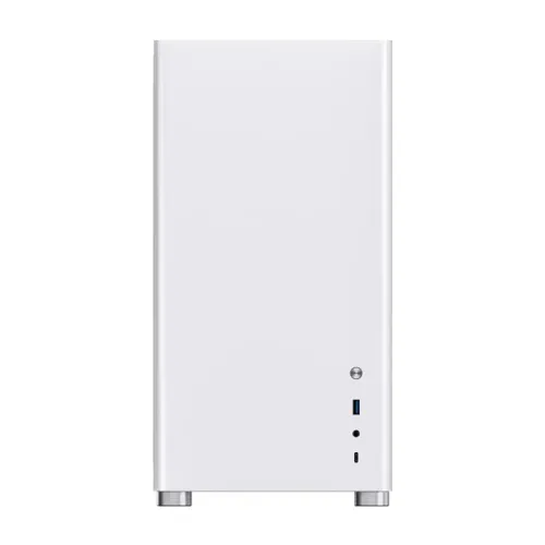 Корпус без блока питания/ Case JONSBO D40, Midi-Tower, TG, no fan, 1xUSB-A 3.2 + 1xUSB-C 3.2, ATX, mATX, White