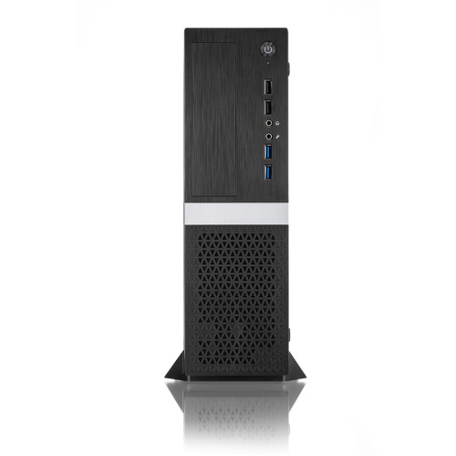 Корпус с блоком питания 300Вт./ Сase Foxline mATX Desktop 300W FL-211 mATX case, black, w/PSU TFX 300W, w/2xUSB2.0+2xUSB3.0, w/pwr cord, w/ 8cm FAN