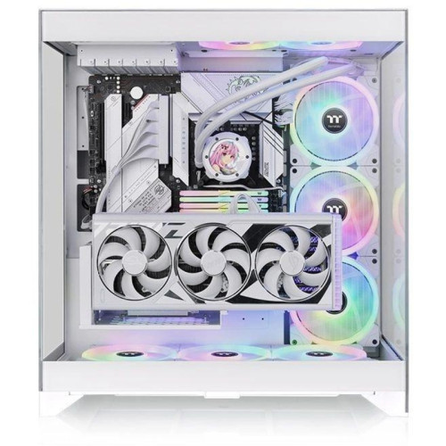 Корпус Thermaltake CTE E550 TG Snow белый ATX 8x120mm 6x140mm 2xUSB3.0 audio bott PSU [CA-1Z8-00M6WN-00]