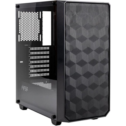 Корпус Hiper BH34-1 черный ATX 5x120mm 2x140mm 2x200mm 1xUSB3.0 audio bott PSU [BH34-1]
