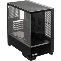 Корпус Formula Crystal Z1M черный mATX 7x120mm 1xUSB2.0 1xUSB3.0 audio bott PSU [CRISTAL Z1M]