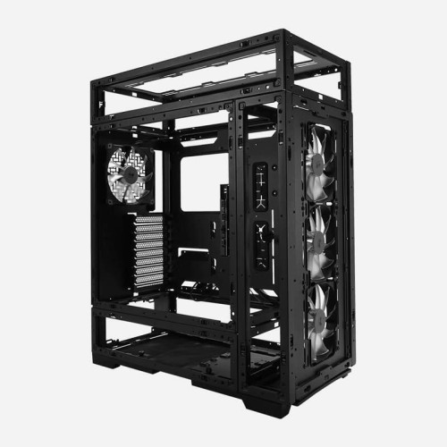 Корпус без блока питания/ Case InWin Modfree Deluxe, Full-Tower, TG, 4x140mm ARGB, 2xUSB-A 3.0 + 1xUSB-C 3.2, E-ATX, ATX, mATX, mITX Black