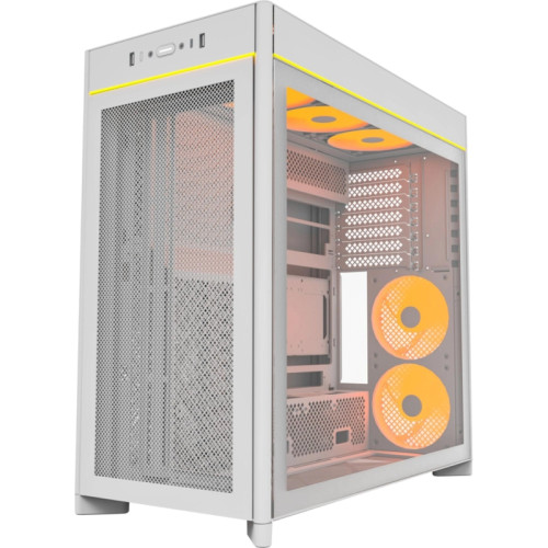 Корпус Montech HS01 PRO белый без БП ATX 5x120mm 2xUSB3.0 1xUSB3.1 audio