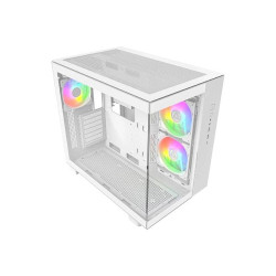 Корпус Montech King 65 PRO белый ATX 8x120mm 6x140mm 2xUSB3.0 audio bott PSU [KING 65 PRO W]