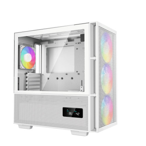 Корпус ПК без блока питания/ Deepcool Case CH560 ARGB Digital White