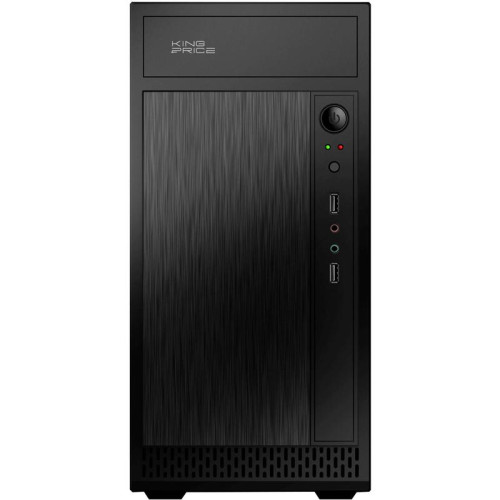 Корпус KingPrice KPCC-MN211 черный mATX 1x80mm 2x120mm 2xUSB2.0 audio [KPCC-MN211]