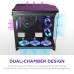 Корпус без блока питания/ Case NZXT H9 Flow RGB (2025), Midi-Tower, TG, 3x140mm RGB + 1x120mm, 2xUSB-A 3.2 + 1xUSB-C 3.2, E-ATX, ATX, mATX, mITX Black