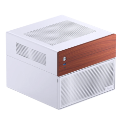 Корпус без блока питания/ Case JONSBO N4, Mini-Tower, 1x120mm, 1xUSB-A 3.0 + 1xUSB-C 3.2, SFX PSU Support, mATX, mITX White