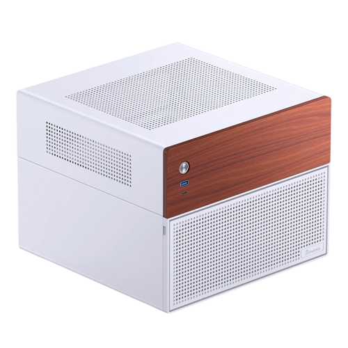 Корпус без блока питания/ Case JONSBO N4, Mini-Tower, 1x120mm, 1xUSB-A 3.0 + 1xUSB-C 3.2, SFX PSU Support, mATX, mITX White