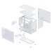 Корпус без блока питания/ Case JONSBO D32 PRO, Mini-Tower, TG, no fan, 2xUSB-A 3.2 + 1xUSB-C 3.2, mATX, mDTX, mITX White