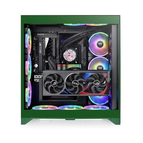 Корпус Thermaltake CTE E660MX Racing зеленый E-ATX 13x120mm 11x140mm 2xUSB3.0 audio bott PSU [CA-1Y3-00MCWN-01]