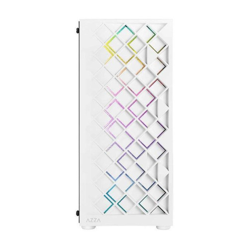 Корпус Azza Spectra белый ATX 7x120mm 2x140mm 2xUSB2.0 1xUSB3.0 audio bott PSU [CSAZ-280W SPECTRA]