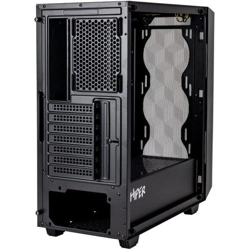 Корпус Hiper BH34-1 черный ATX 5x120mm 2x140mm 2x200mm 1xUSB3.0 audio bott PSU [BH34-1]