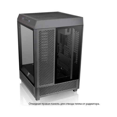 Корпус Thermaltake The Tower 500 черный ATX 11x120mm 5x140mm 4xUSB3.0 audio bott PSU [CA-1X1-00M1WN-00]