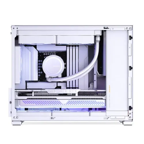 Корпус без блока питания/ Case JONSBO D32 STD, Mini-Tower, TG, no fan, 1xUSB-A 3.0 + 1xUSB-C 3.1, mATX, mITX White