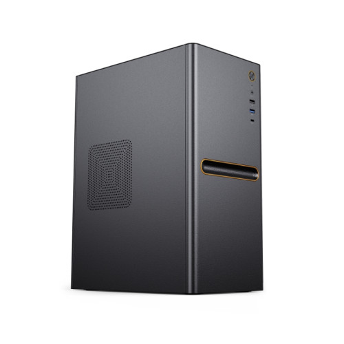 Корпус с блоком питания 500Вт./ Case Foxline FL-512 mATX case, black, w/500W PSU 12cm, w/1xUSB2.0 + 1xUSB3.0 + 1xType-C (USB2.0) + HD audio, w/pwr cord, w/o FAN