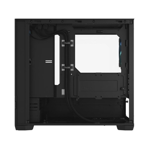 Корпус ПК без блока питания/ Case Fractal Design Pop Mini Air RGB TG Clear Tint, Mini-Tower, 3x120mm RGB, 2xUSB-A 3.2 mATX, mITX Black